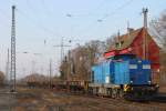 LDS 293 016 fuhr am 11.3.14 durch Ratingen-Lintorf.