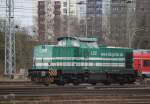 293 511-2(LDS 6  Weiser Beer )stand als Winterreserve fr den drohenden Wintereinbruch im Rostocker Hbf abgestellt.28.02.2015 