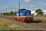 Die einstige Werklok 293 002-2 (DR V 100.4) befindet sich in Niemberg auf Solofahrt Richtung Halle (Saale).

🧰 Raildox GmbH & Co. KG
🕓 2.6.2022 | 17:55 Uhr