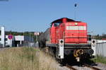 294 904-8 mit dem GC 60482 (Karlsruhe Raffiniere-Rammelswiesen) in der Awanst Rammelswiesen 20.6.18