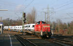 DB Cargo 294 845 mit EK 54573  Düsseldorf-Derendorf - Köln-Kalk Nord // Düsseldorf-Eller // 10.