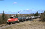 294 790-1 mit dem GC 60244 (Hausach-Rammelswiesen) bei Villingen 13.3.20