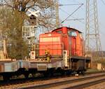 294 861-0 als Bauzug am 20.4.2021 zwischen Eislingen und Süßen auf Richtungsgleis Ulm - Stuttgart 