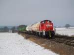 294-767 mit der bergabe aus Schwandorf beim Unterackerhof am 4.01.2010