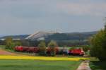 294 716 mit Gterzug am 17.05.2010 bei Hirschau (Strecke Amberg-Schnaittenbach)