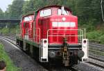 Die 294 848-7 & 294 857-8 fahren durch Duisburg Neudorf am 13.07.2010