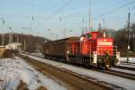 294 675-4 kommt am 05.01.2011 mit einer bergabe fahrt von Nieler Hafen nach Gremberg In Kln West