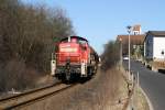 Am 07.03.11 wurde 294 819-8 in Widdershausen mit einem leeren Kalizug nach Heringen (Werra) abgelichtet.