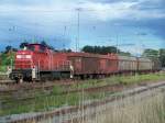 Die 294 763 im Bahnhof Donaueschingen am 08/08/11, mit der bergabe Neustadt - Villingen.