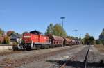 294 599 mit EK56937 am 19.10.2012 abfahrbereit in Hirschau (Strecke Amberg - Schnaittenbach)