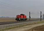 294 624 als Lz nach Plattling am 28.03.2013 bei Langenisarhofen.