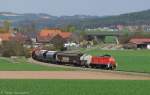 294 729 (98 80 3294 729-9 D-DB) mit EK56937 am 26.04.2013 bei Godlricht (Strecke Amberg - Schnaittenbach)