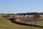 294 816 mit der Übergabe von Hirschau nach Amberg am 24.02.2014 bei Burgstall.