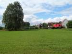 294 635-8 mit Übergabe Schlüsselfeld - Bamberg am 16. August 2014 bei Oberndorf.