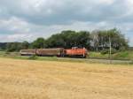 BR 294 mit der Übergabe nach Neustadt Schwarzwald in Unadingen am 06/08/2014.