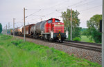 294 662-2 mit gemischten Güterzug bei Zschortau.