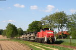 294 956-8 mit dem EK 53722 (Trauen Lager-Celle) bei Diesten 9.5.16