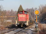 294 812-3 mit dem GC 60484 (Hausach-Rammelswiesen) bei Villingen 3.1.17