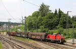DB Cargo 294 645 mit der Übergabe aus Traunreut.