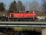 294 687-9 am 03.03.2022 auf der Naabbrücke in Schwandorf