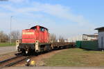294 665-5 rangiert im Kehler Hafen 1.3.22