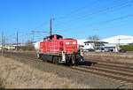 294 754-7 (294 254-8 | 290 254-2 | DB V 90) dieselt als Tfzf durch Niemberg Richtung Halle (Saale).