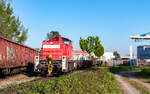 294 595 beim zustellen der Wagen für die Firma Straub, Bühl Industriegleis 22.4.26