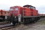294 691-1 stand am 23.11.2009 am Haldensleber Bahnhof abgestellt und wartete auf neue Aufgaben.