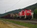 294 644-0 bringt Holz aus Bad Hersfeld nach Bebra.