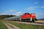 294 695 am 19.10.2010 mit dem  Mllzug  von Burgkirchen nach Freilassing(weiter nach Traunstein) bei Gausburg/Surheim.