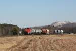 294 898 mit der bergabe von Hirschau nach Amberg am 08.03.2011 bei Hirschau.