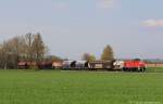 294 729 (98 80 3294 729-9 D-DB) mit EK56937 am 26.04.2013 bei Schweighof (Strecke Amberg - Schnaittenbach)