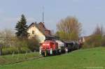 294 729 (98 80 3294 729-9 D-DB) mit EK56937 am 26.04.2013 in Amberg Ortsteil Neumühle (Strecke Amberg - Schnaittenbach)