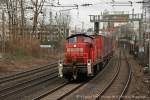 DB 294 719-0 & 294 845-3 in Wuppertal, Februar 2014.