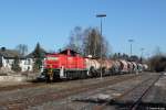 294 816 mit der Übergabe von Hirschau nach Amberg am 24.02.2014 in Hirschau.