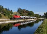 Die 294 734 mit einem Flaschenzug am 29.09.2016 unterwegs bei Schalchen.