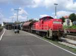 Am 30.06.2006 kommt 294 631  mit der bergabe aus Hirschau in Amberg an.
