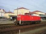 Am 25.10.2005 fuhr 294 201 durch den Regensburger Hauptbahnhof!