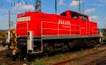 Eine V294 866-9 auf Parkposition auf dem ehemaligen Containerumschlagplatz Hagen.