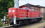 DB Cargo AG, Mainz mit ihrer  294 684-6  (NVR:  98 80 3294 684-6 D-DB ) abgestellt am Bahnhof Ruhland am 15.06.23