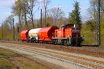DB Cargo 294 846-1 mit Übergabe am 02.04.26 in Kahl am Main 