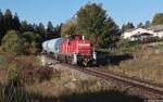 Seit l�ngerem wollte ich mal wieder den Schwenninger �lzug auf dem Dieselabschnitt aufnehmen, vorallem als ich erfuhr, dass die DB Cargo 294 869 aktuell in Villingen stationiert ist.
