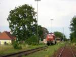 Am Abend des 20.07.2007 ist 294 598 gerade eben im Endbahnhof Schnaittenbach der Nebenbah Amberg-Schnaittenbach eingetroffen.