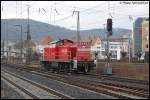 294 681-2 als Tfzf(RaR) 58401 Giengen - Aalen fhrt am 05.02.08 in den Aalener Bahnhof ein, um gleich an FZT 56087 nach Giengen anzusetzen.