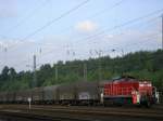 V90, 294 657-2 mit Gterzug bei der Rangierarbeit auf dem Weg nach Bochum Langendreer.(01.08.2008)