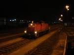 294 312-4 am Abend auf dem Werksgelnde der Fa. Omni Tank in Speyer. Sie war in Belgleitung mit 294 658-0, die auf dem Weg nach Speyer die Zuglok war und 294 312-4 kooperierte im Zug 63390 als Schiebelok. Zurck nach Ludwigshafen war es genau umgedreht.