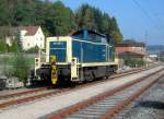 294 096-3 von Railsystems steht am 03. Oktober 2014 im Bahnhof Kronach abgestellt.