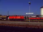 Die 294 102 bei Rangierarbeiten am 22.09.2005 in Mhldorf.