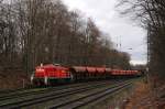 294 793 mit einem Gterzug in Duisburg (Abzw. Lotharstrasse) (28.02.2007)