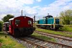 Railsystems RP 294 096-3 und 323 650-2 am 17.05.25 beim Lokschuppenfest in Hanau